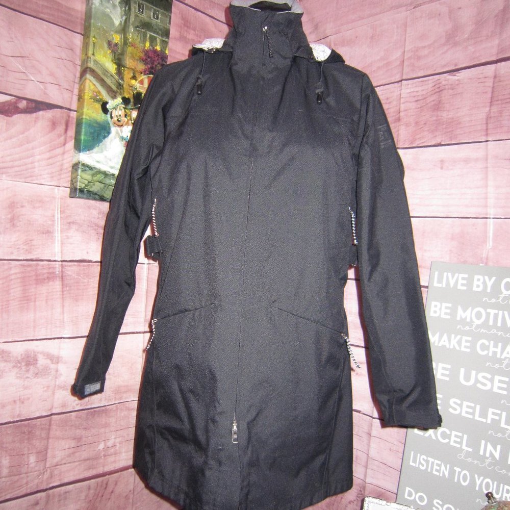 REI E1 Elements Hard Shell Rain Jacket EUC